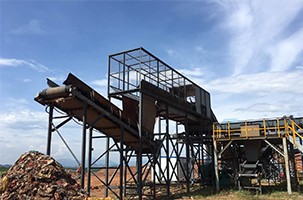 广西钟山县500吨/天陈腐垃圾分选项目试运行中